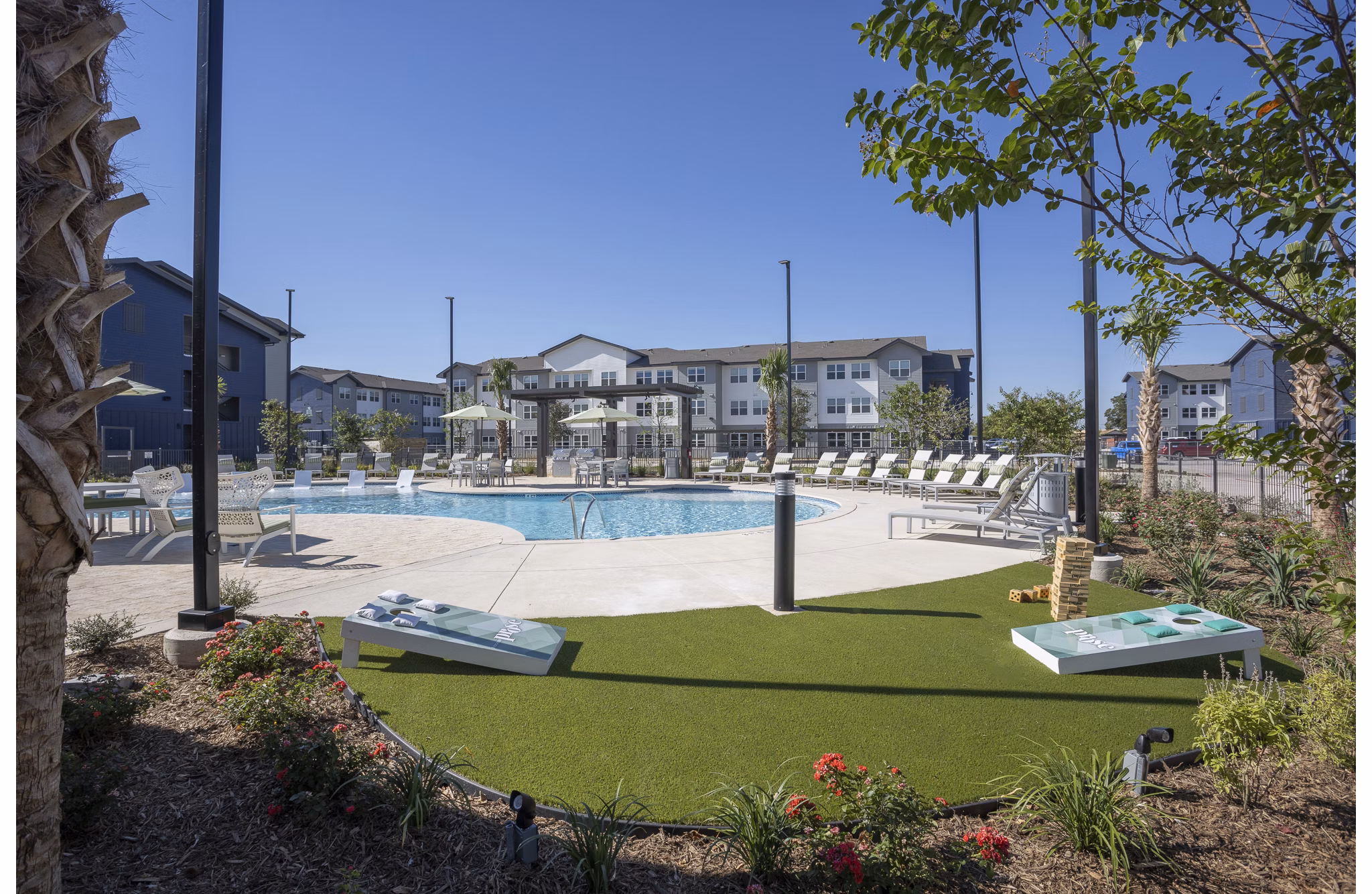 recreational area at Prose Evergreen Apartments