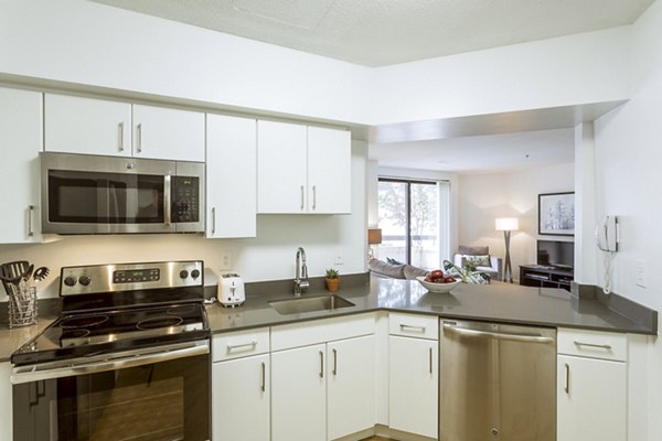 kitchen at Marlowe Apartments