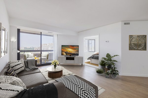 living room at Marlowe Apartments