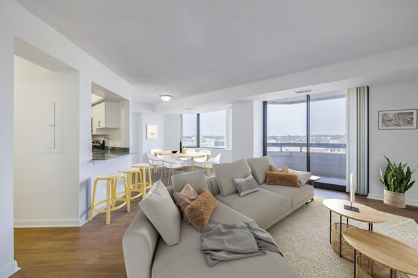 living room at Marlowe Apartments