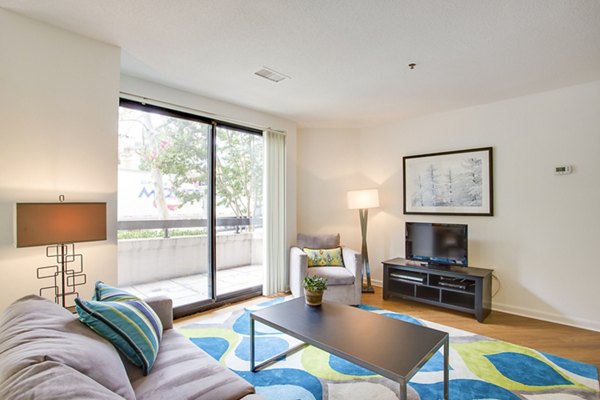 living room at Marlowe Apartments