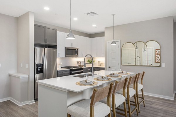 kitchen at Alta Uptown Apartments