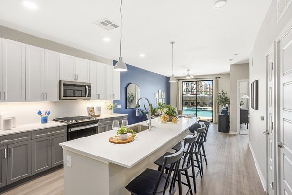 kitchen at Alta Uptown Apartments