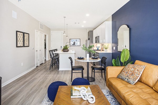 living room at Alta Uptown Apartments