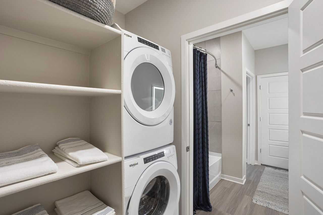 Laundry room at Alta Uptown