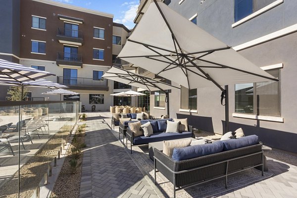 patio at Alta Uptown Apartments