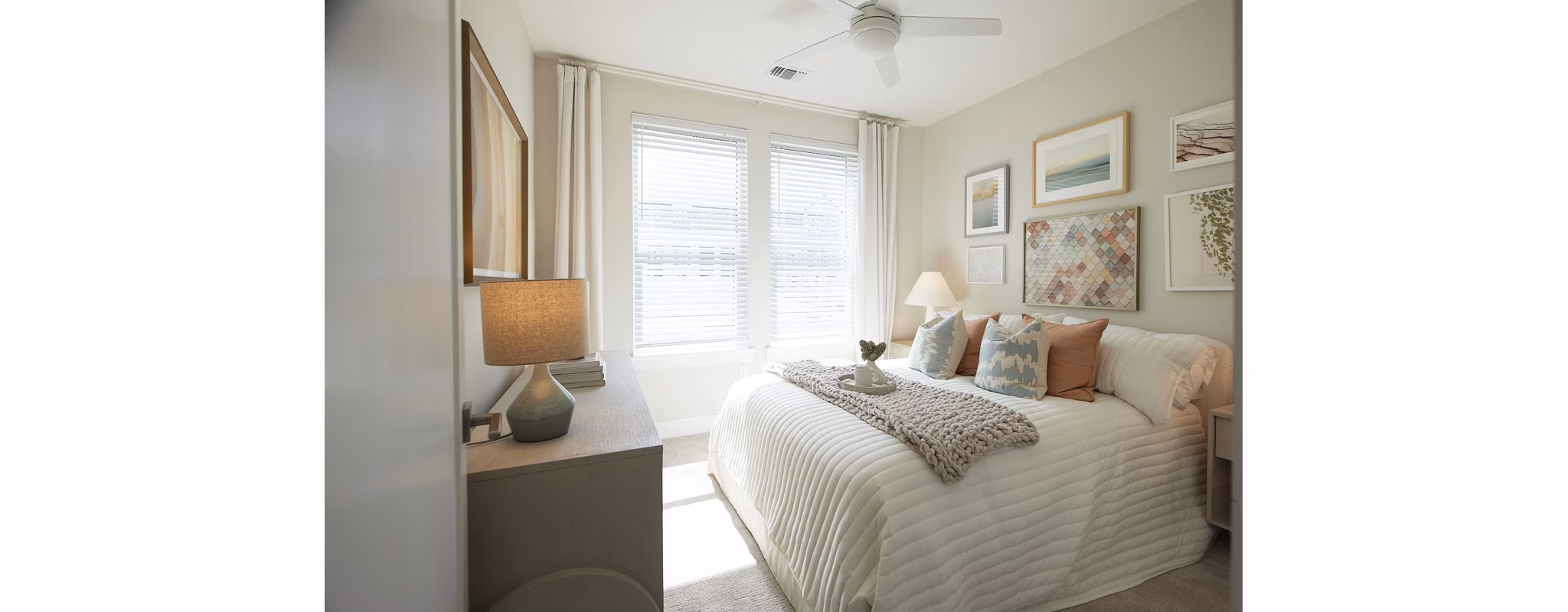 bedroom at Novel Independence Park Apartments