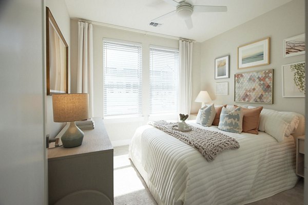 bedroom at Novel Independence Park Apartments