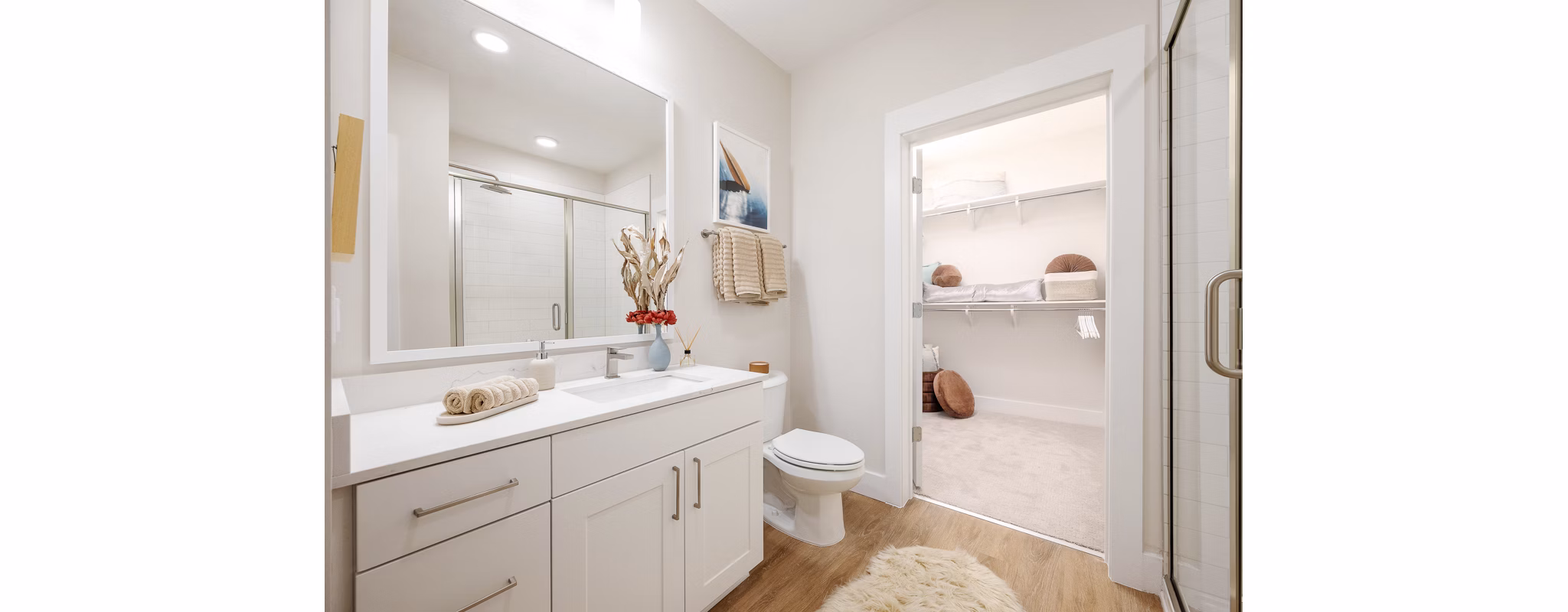 bathroom at Novel Independence Park Apartments