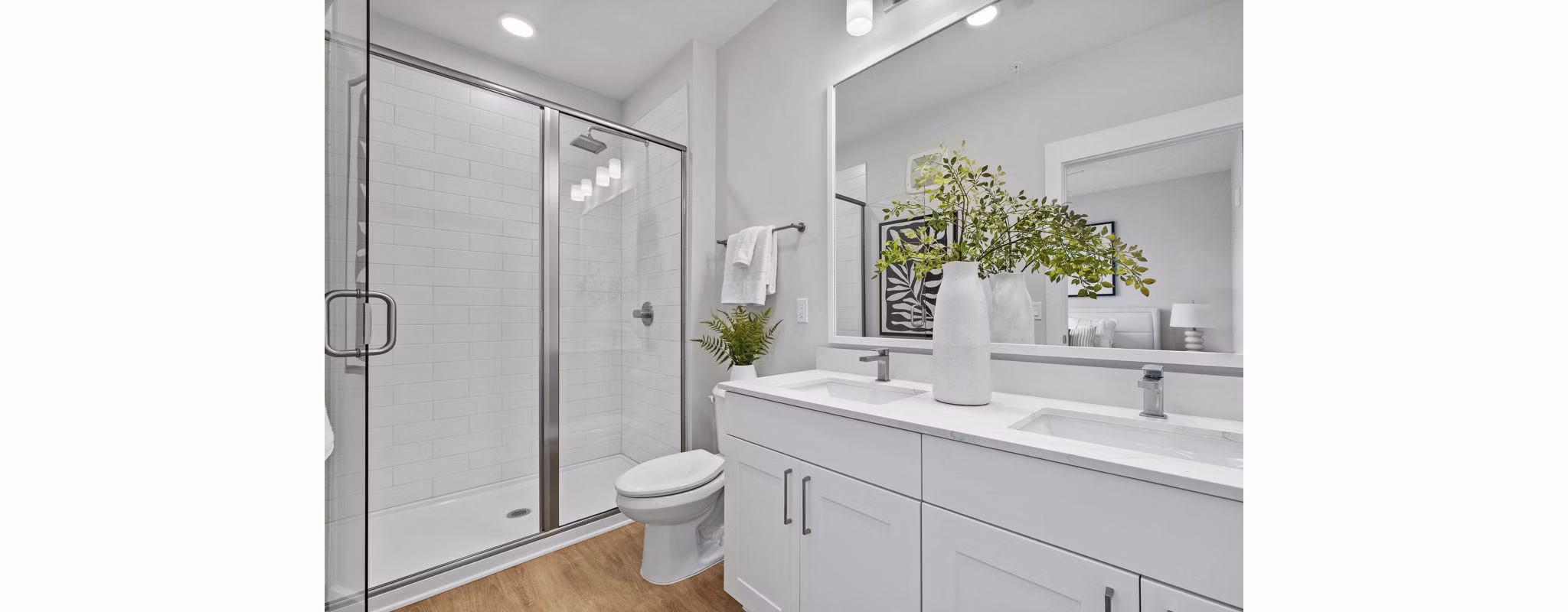 bathroom at Novel Independence Park Apartments