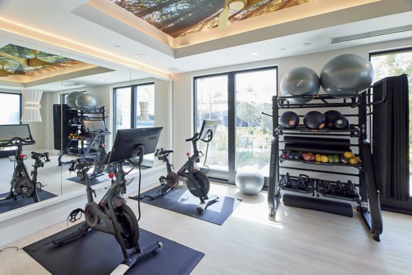 fitness center at Novel Independence Park Apartments
