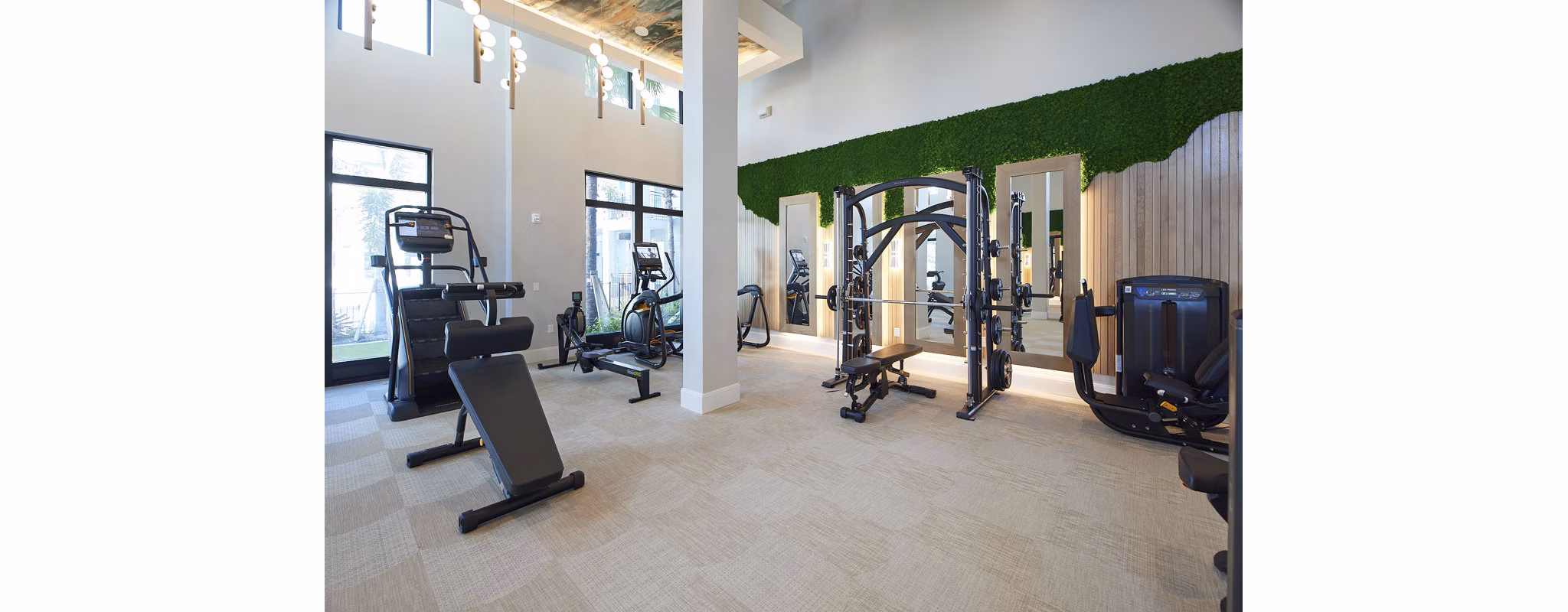fitness center at Novel Independence Park Apartments