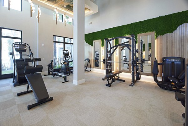fitness center at Novel Independence Park Apartments