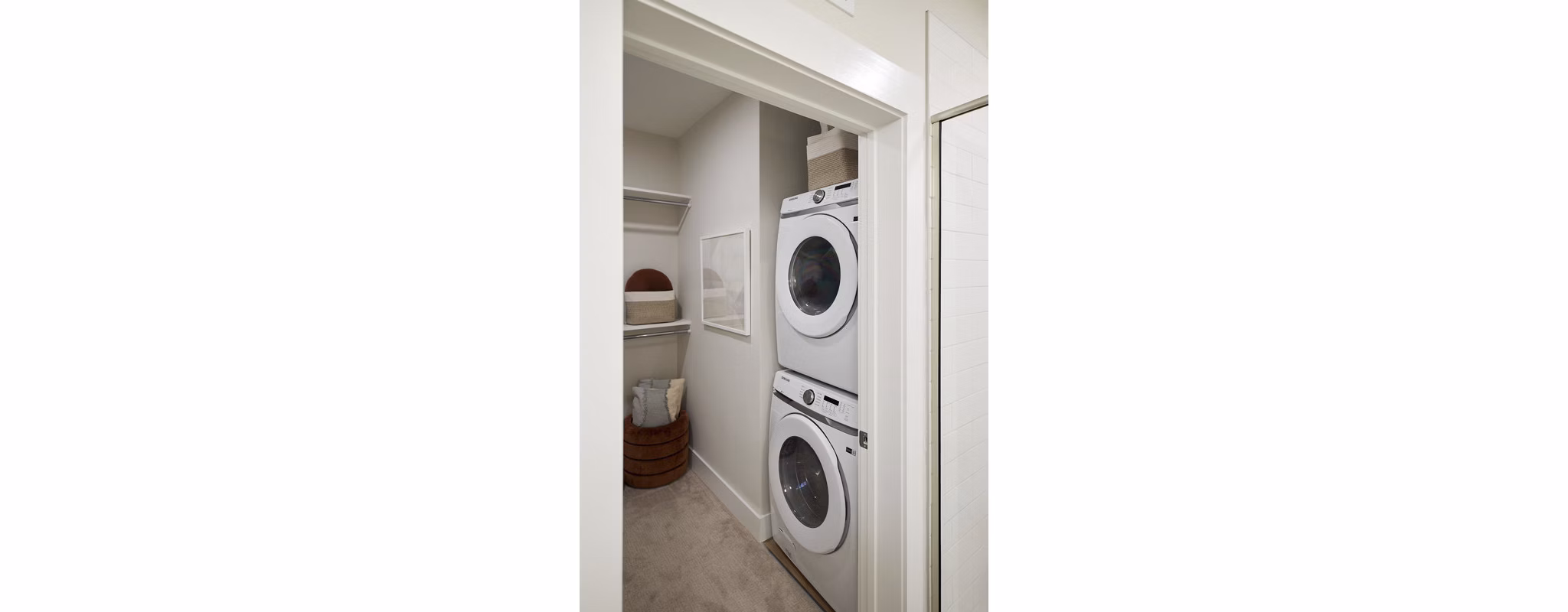 laundry room at Novel Independence Park Apartments