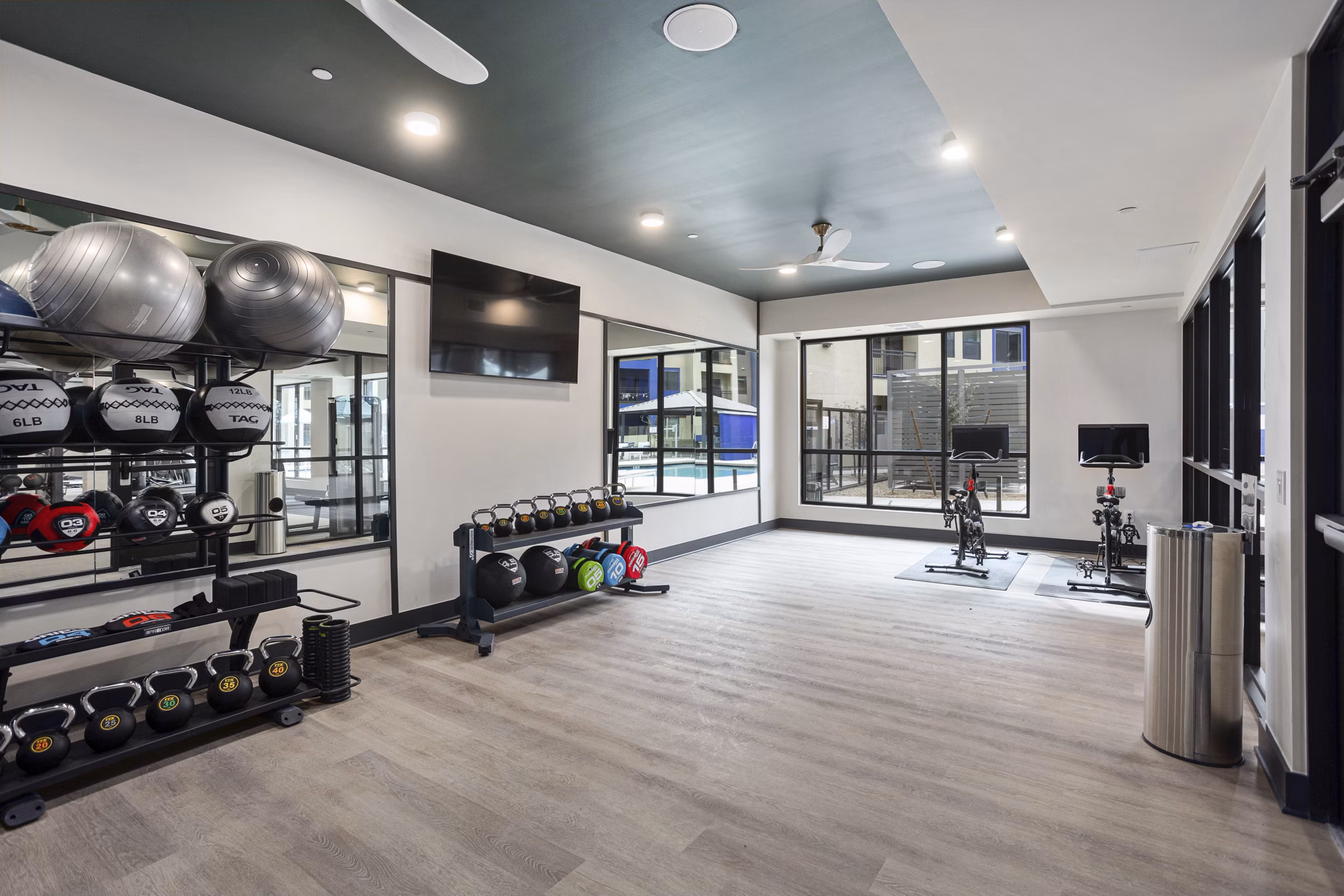fitness center at Alta Goodyear Apartments