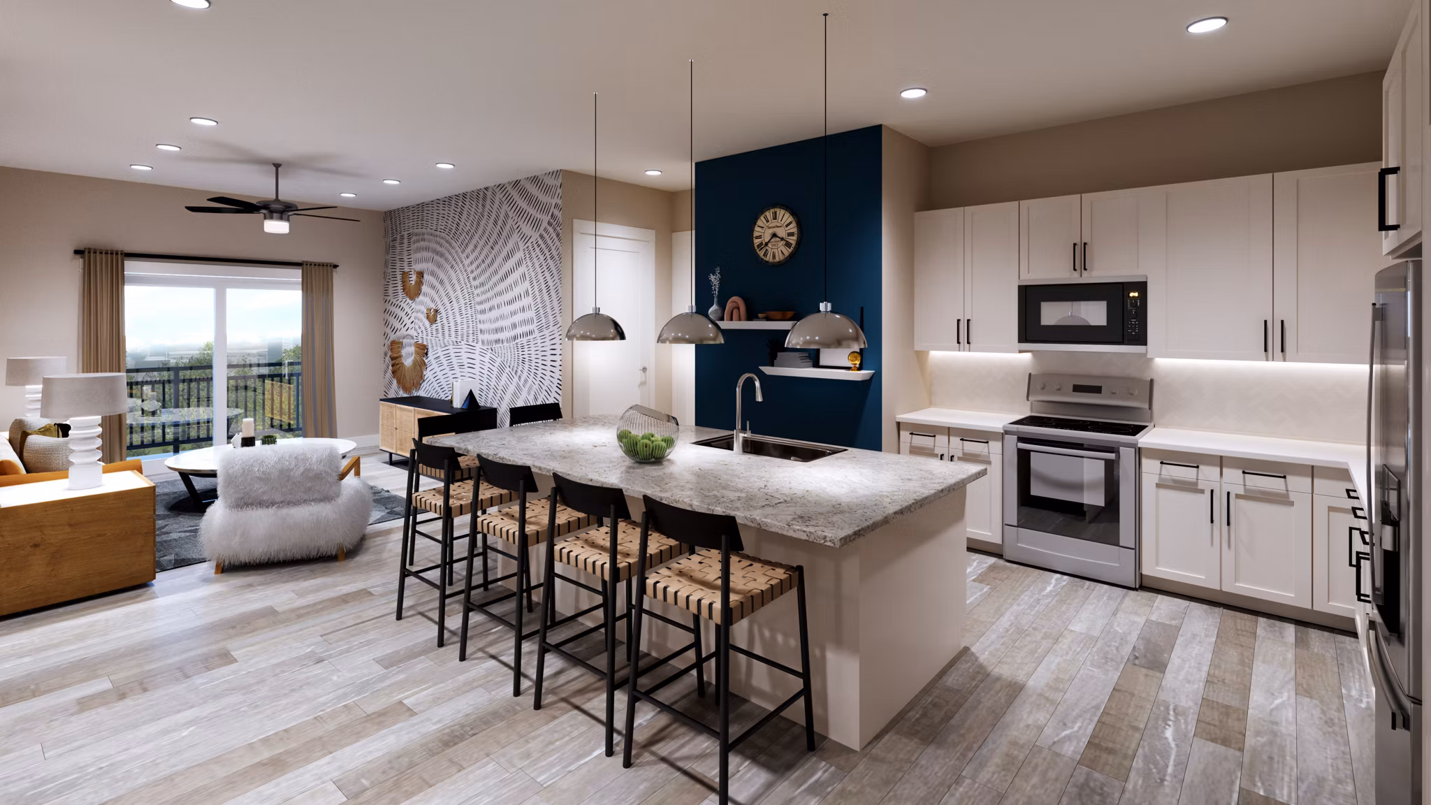 Kitchen at Alta Goodyear Apartments