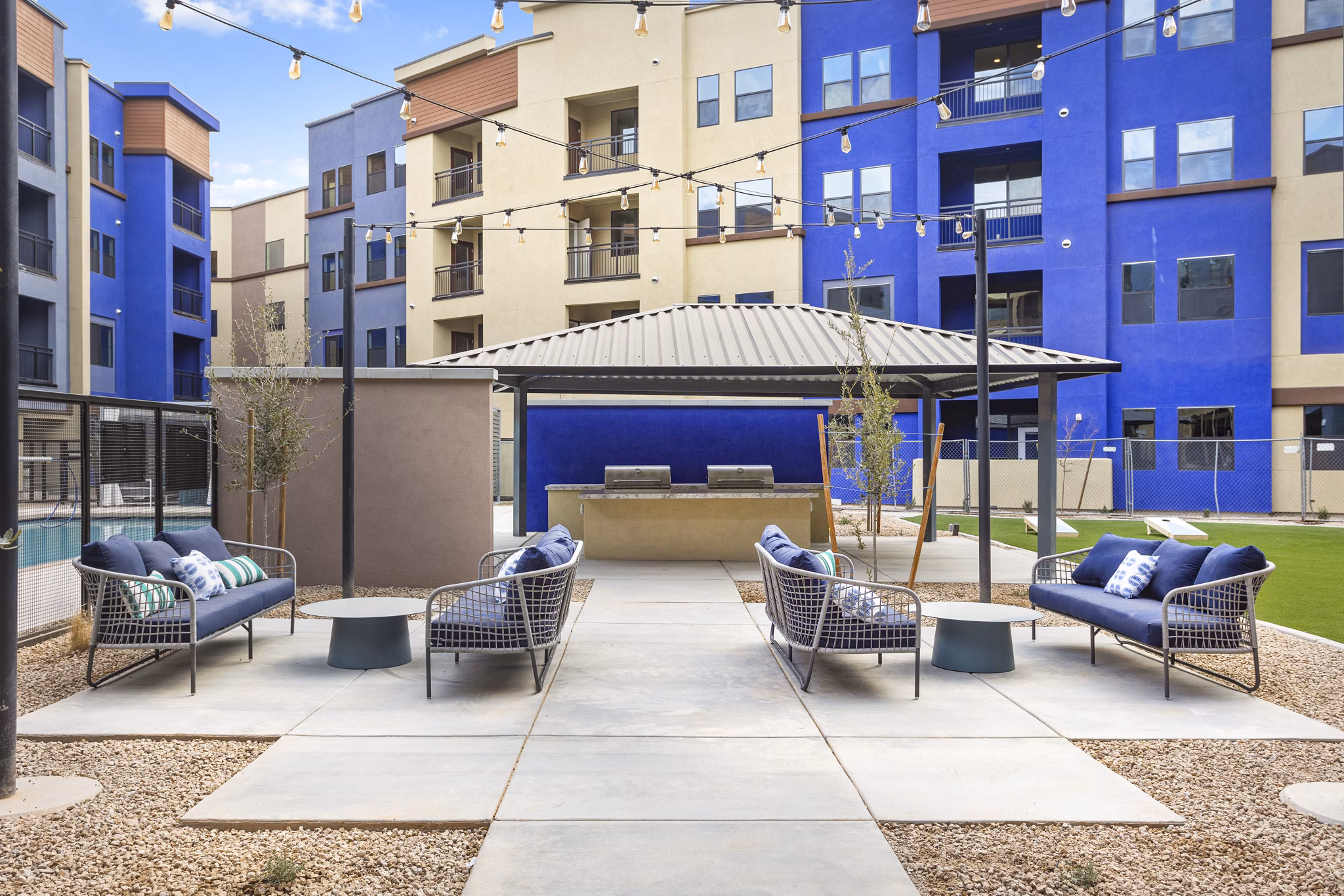 grill area at Alta Goodyear Apartments 