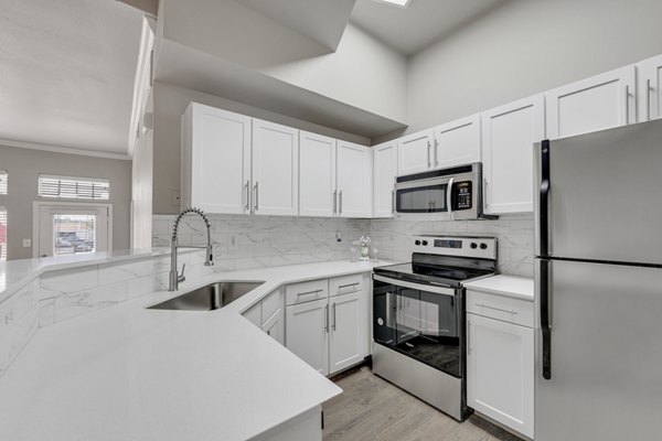 kitchen at Premier at Prestonwood Apartments