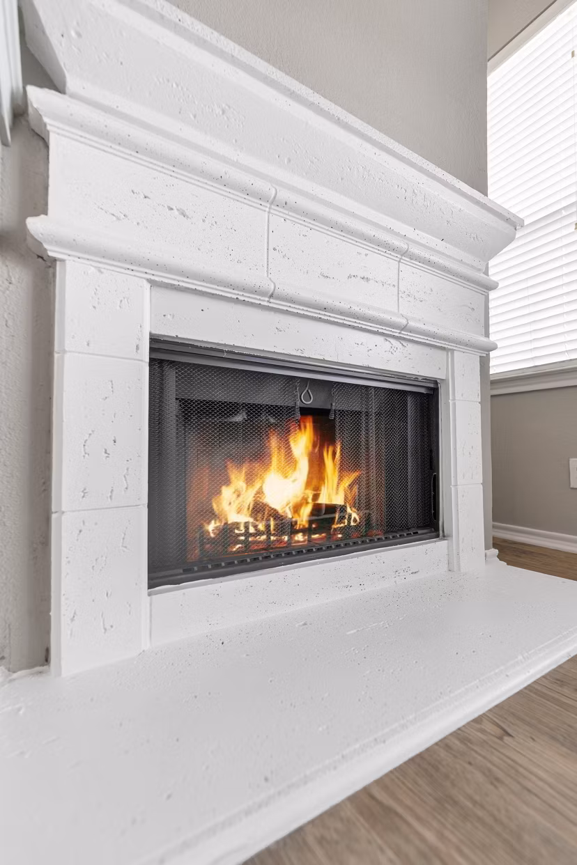 living room at Premier at Prestonwood Apartments