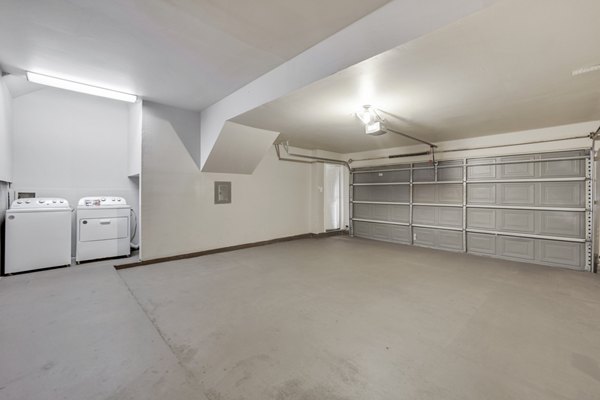 laundry room at Premier at Prestonwood Apartments