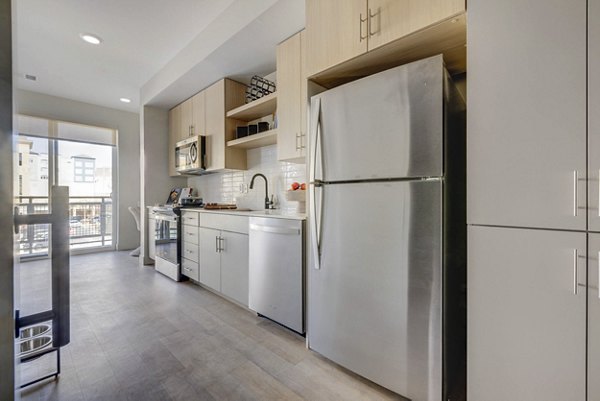 kitchen at Luma Apartments