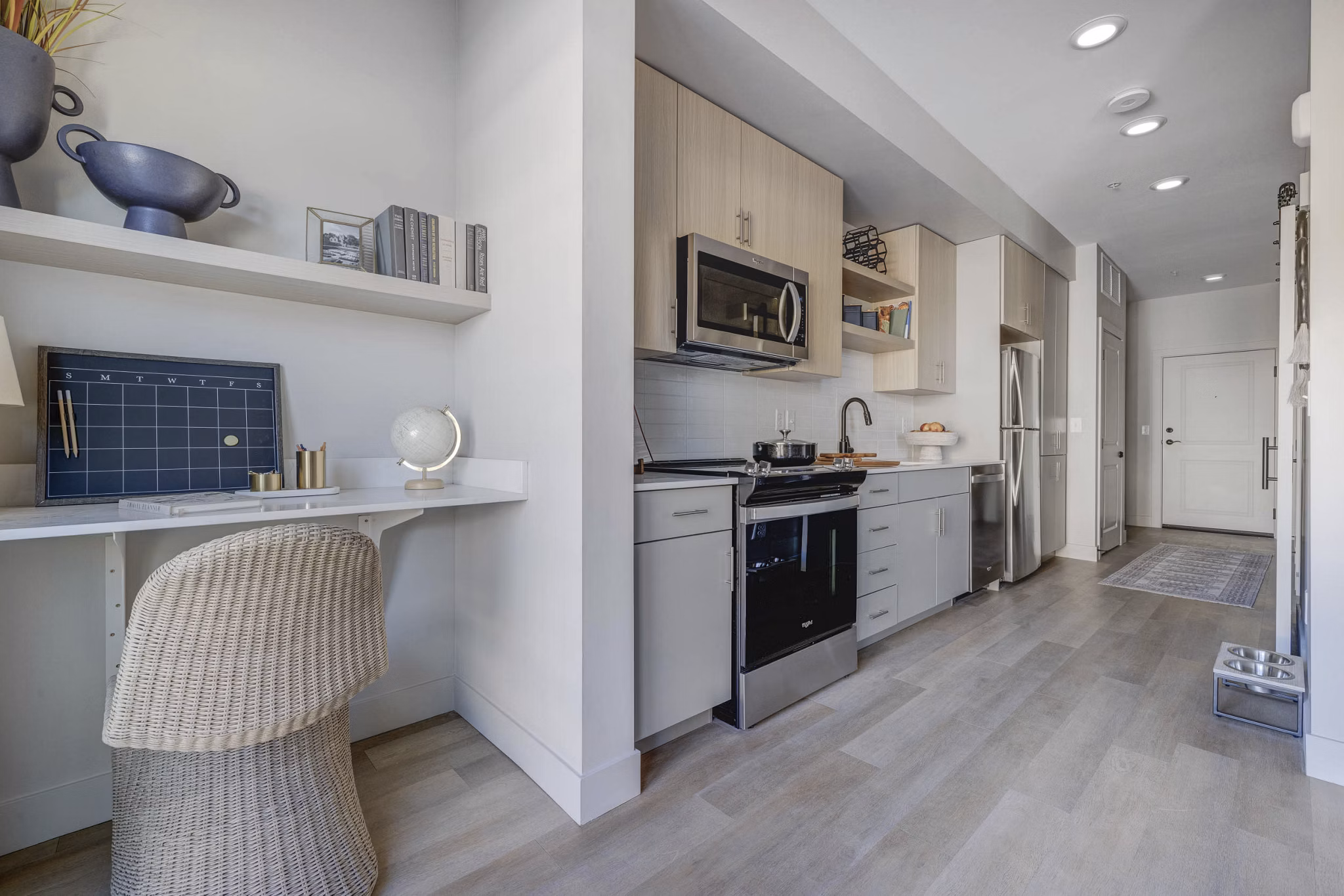 kitchen at Luma Apartments