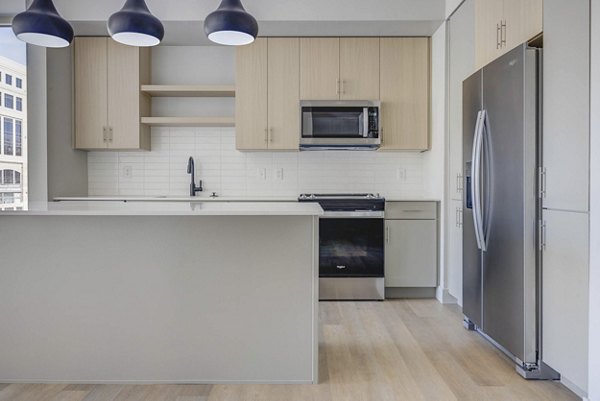 kitchen at Luma Apartments