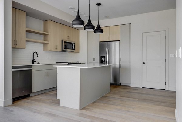 kitchen at Luma Apartments