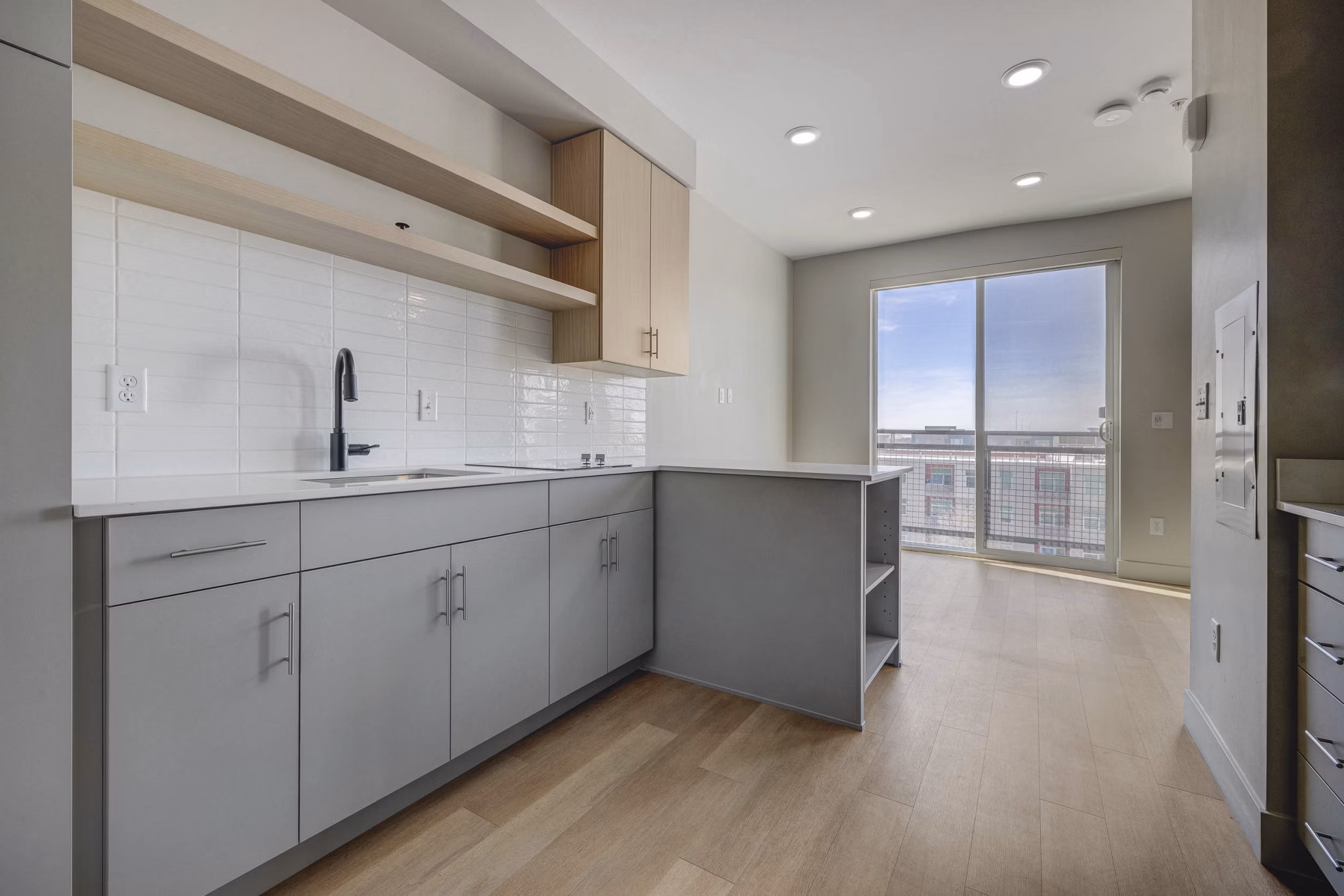 kitchen at Luma Apartments