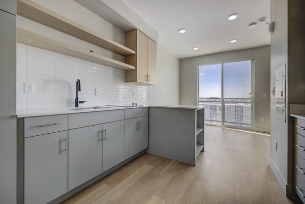 kitchen at Luma Apartments