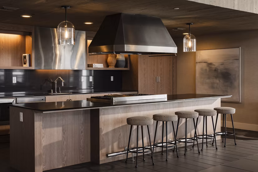 Theater featuring plush seating and state-of-the-art sound at Stella Apartments
