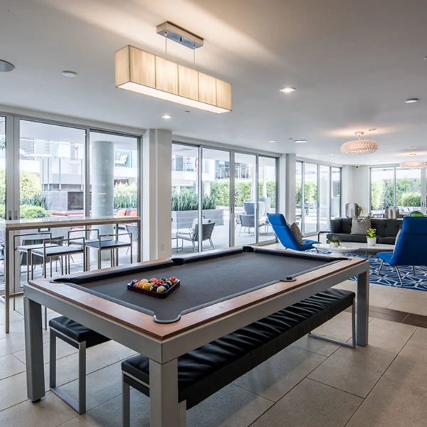 Clubhouse at Stella Apartments offering luxury amenities and modern design features in a welcoming community space