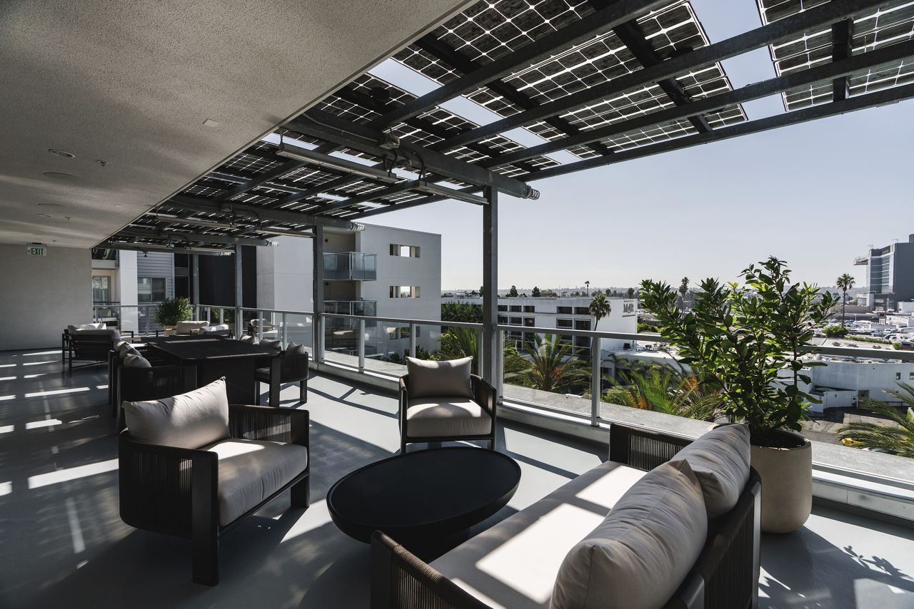 Roof deck at Stella (1 of 2)