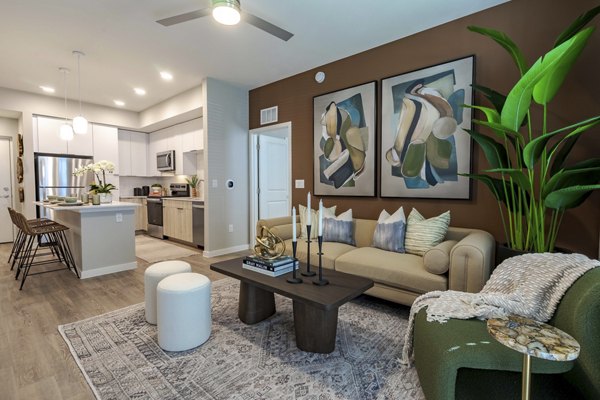 living room at Encore Echo Apartments 