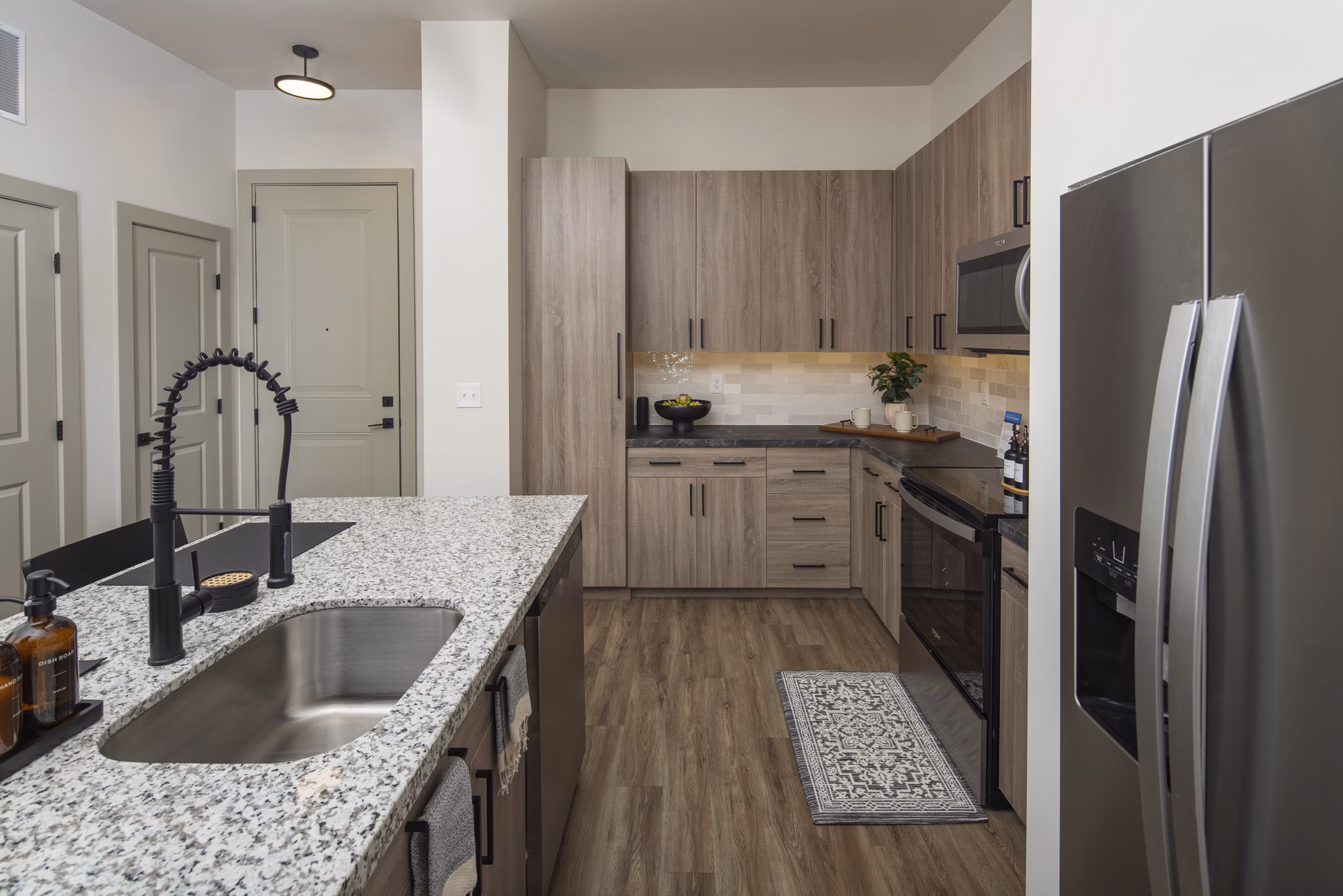 kitchen at Liam at Hays Farm Apartments 