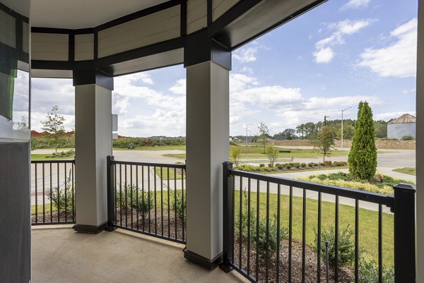 patio/balcony at Liam at Hays Farm Apartments