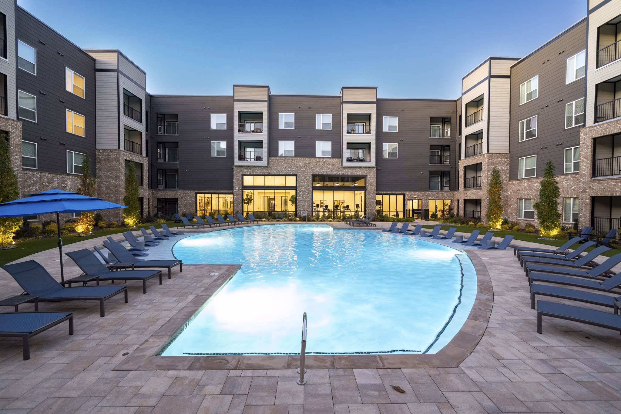 pool at Liam at Hays Farm Apartments 