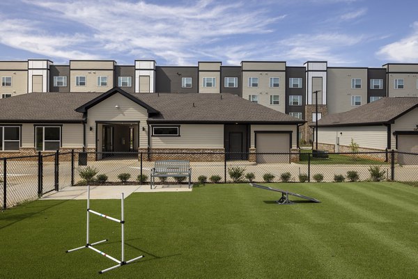 dog park at Liam at Hays Farm Apartments