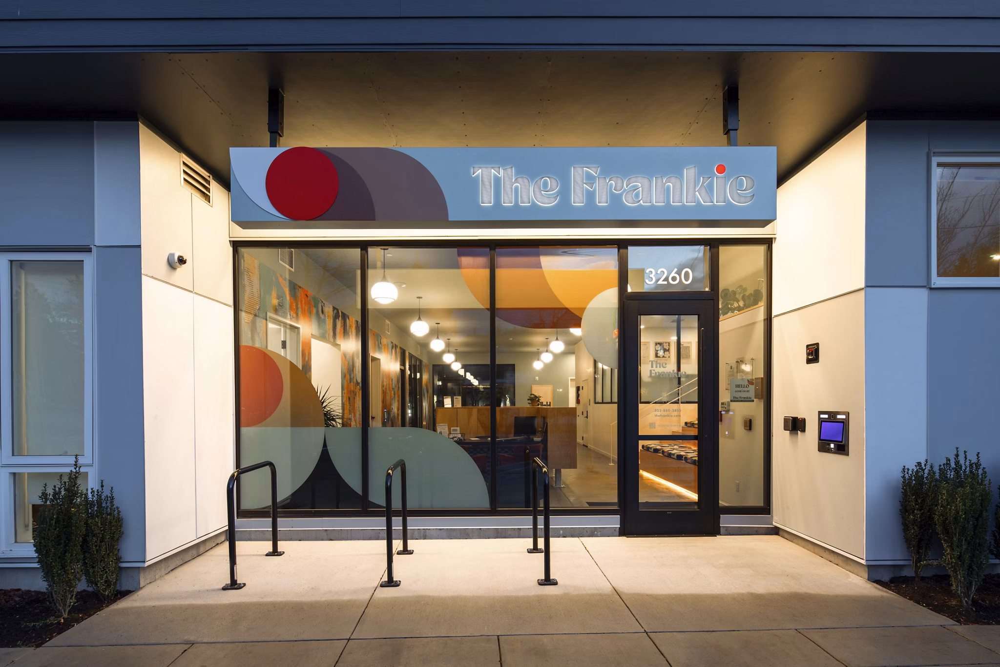 building at The Frankie Apartments