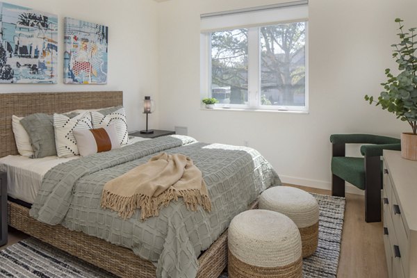 bedroom at The Franki Apartments 