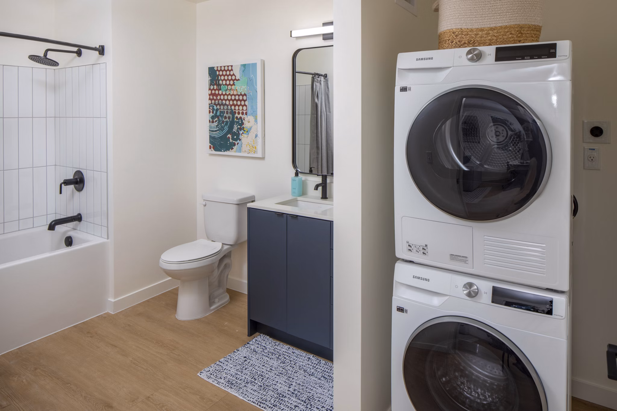 bathroom at The Frankie Apartments 