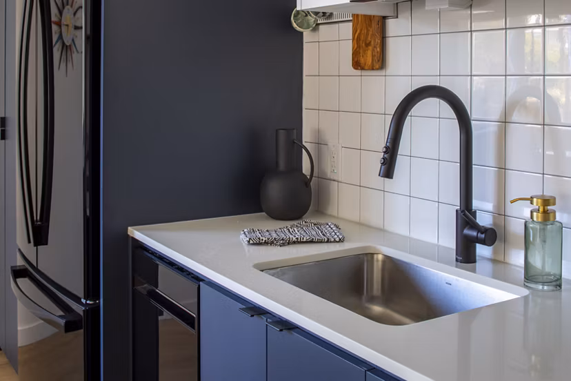 kitchen at The Frankie Apartments 