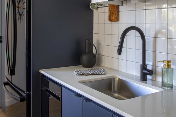 kitchen at The Franki Apartments 