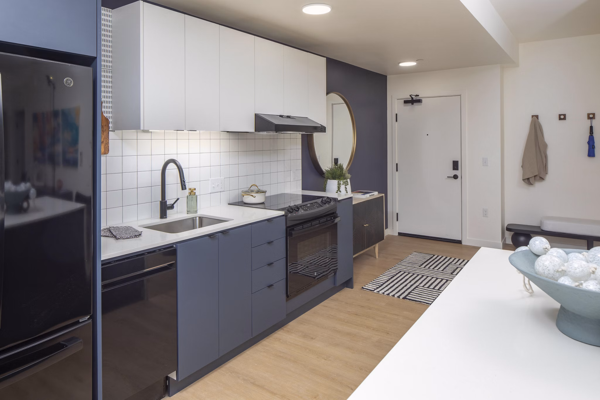 kitchen at The Frankie Apartments