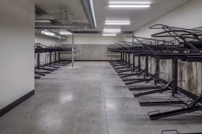 bike storage at The Frankie Apartments 