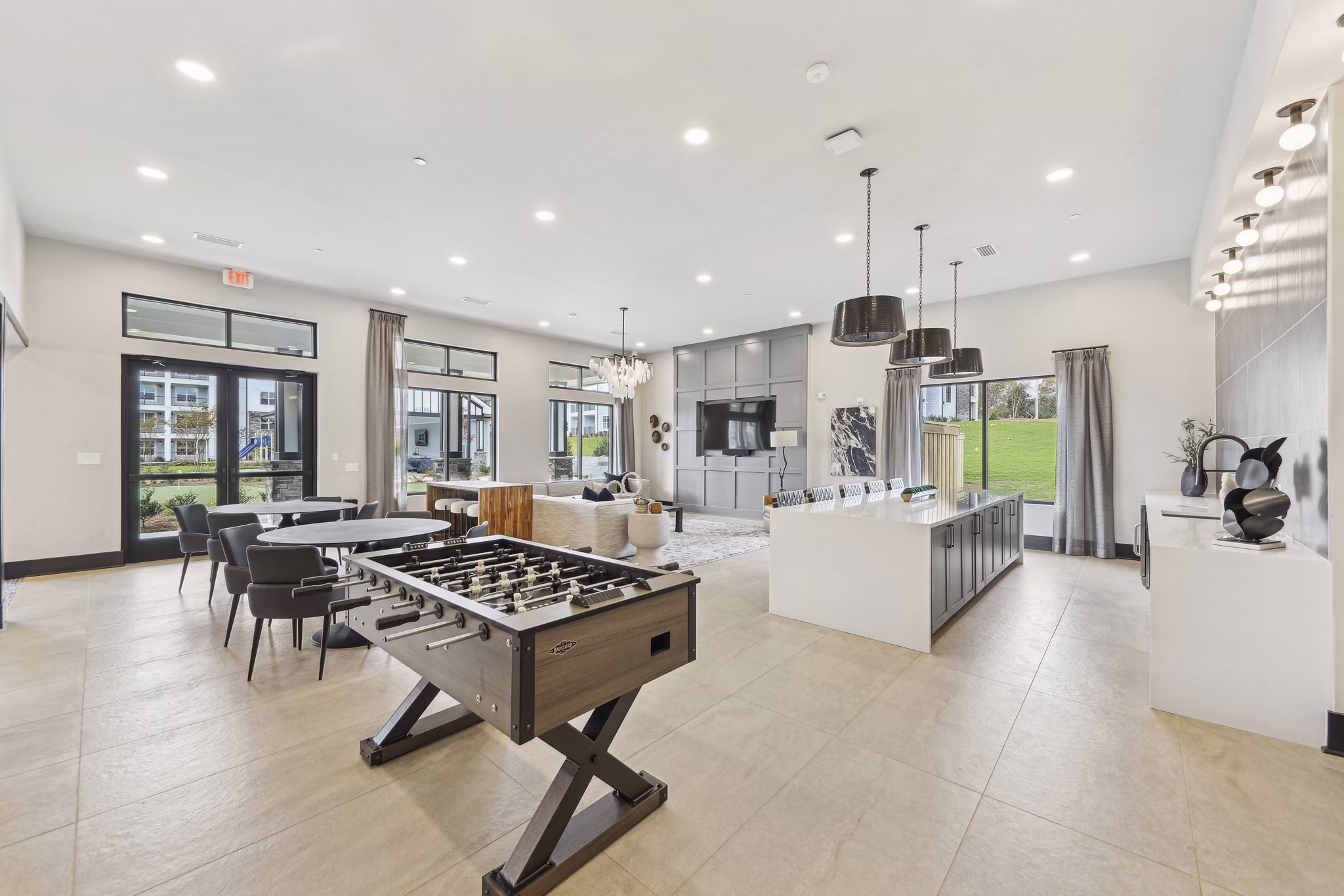clubhouse at The Hudson Apartments 