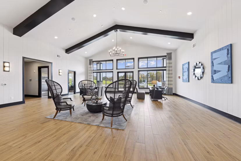 clubhouse at The Hudson Apartments 