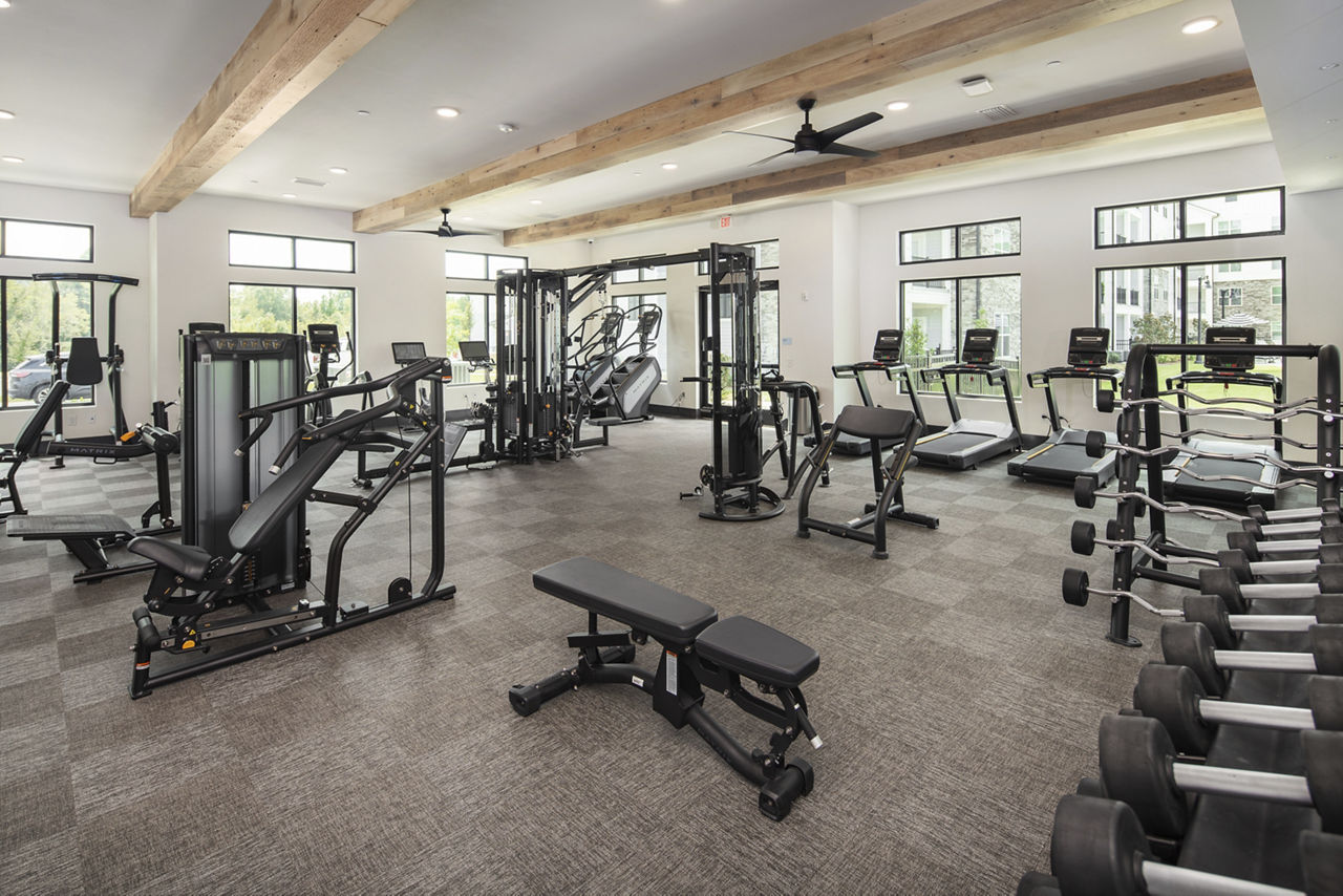 Gym at The Hudson (1 of 3)