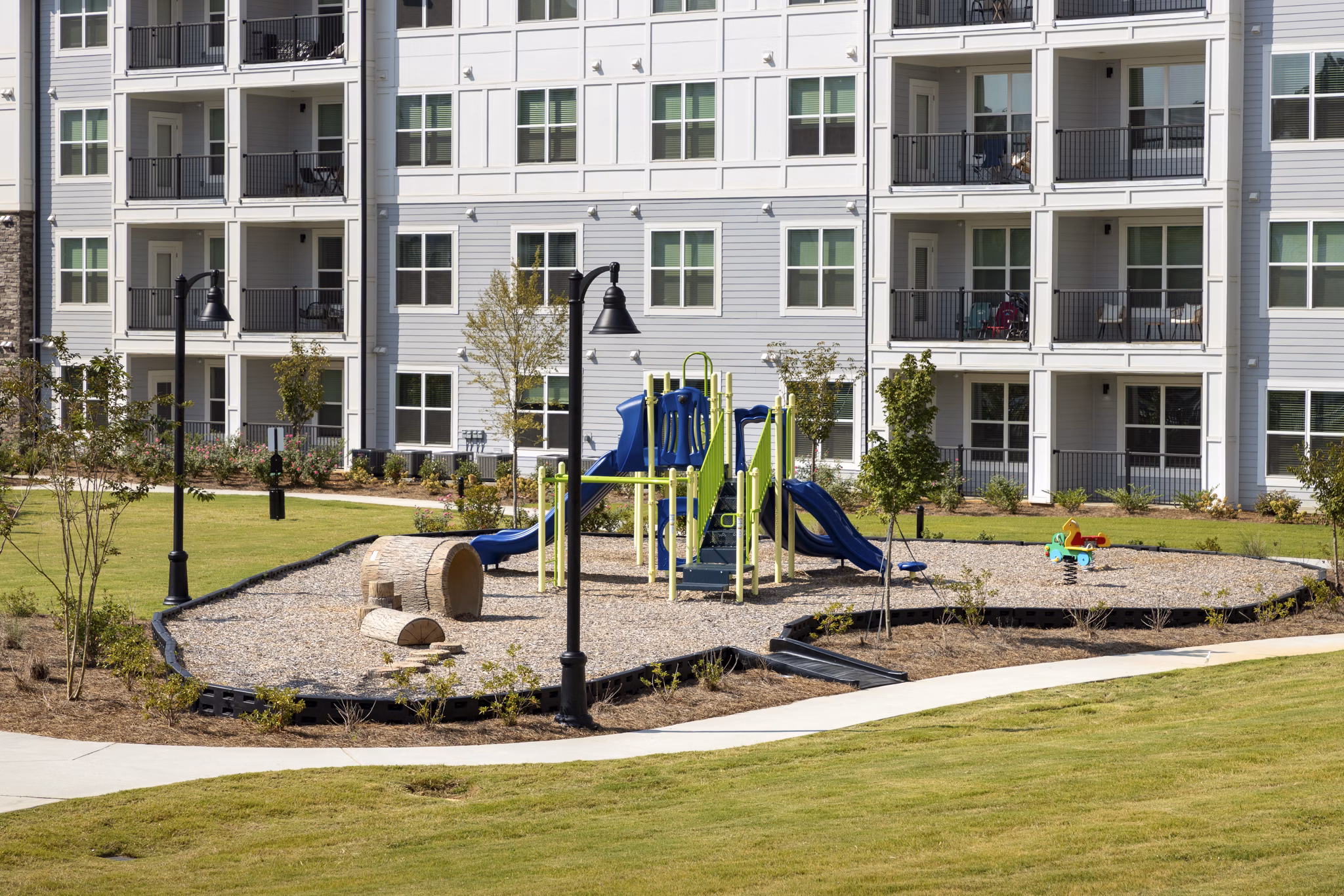 Recreational Area at The Hudson Apartments