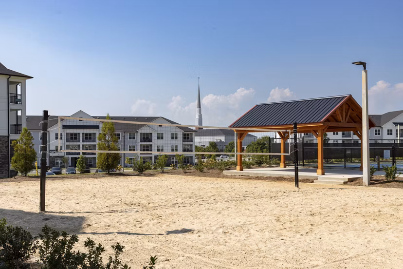 Recreational Area at The Hudson Apartments